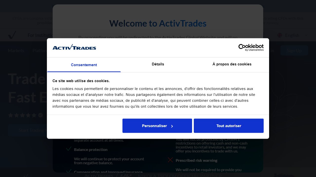 Avis sur Activetrades 2026