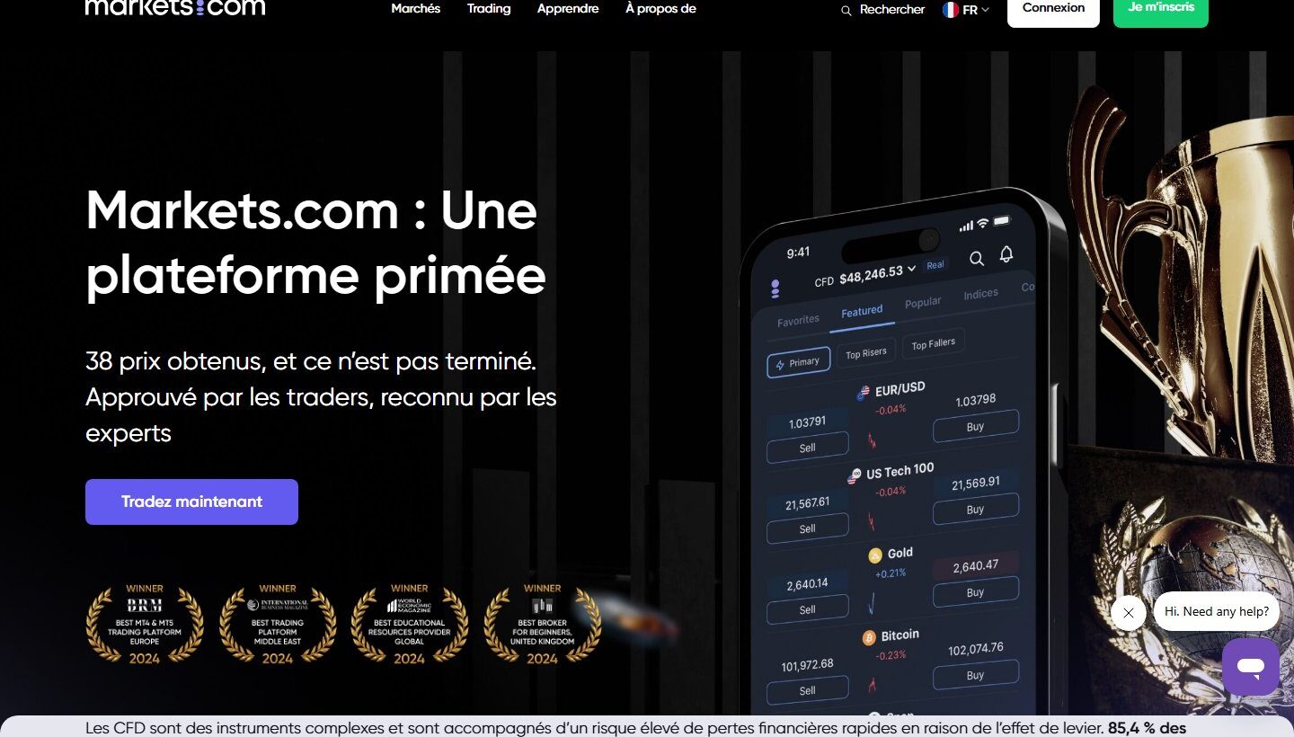 Avis sur Markets.com 2026