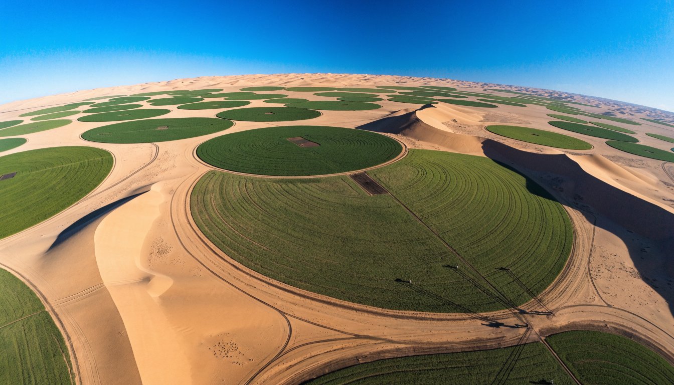 3,5 milliards de dollars dans le Sahara : la méga-ferme d’Adrar sort enfin ses premiers chiffres
